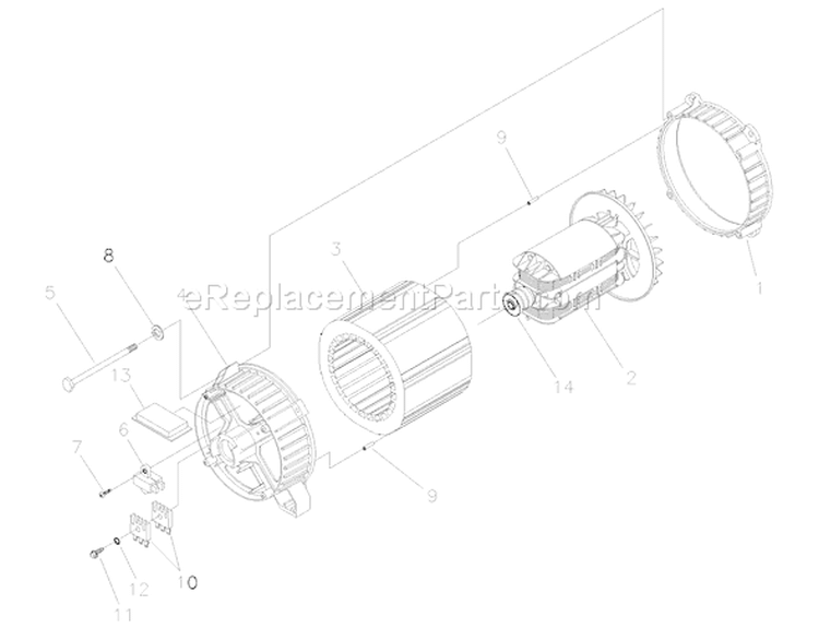 Page A Diagram and Parts List for 1934-2  Briggs and Stratton Generator